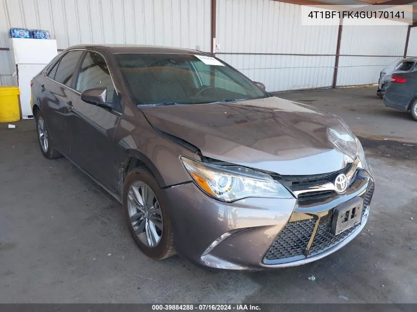 4T1BF1FK4GU170141 2016 Toyota Camry Se