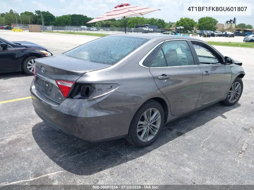 4T1BF1FK8GU601807 2016 Toyota Camry Se