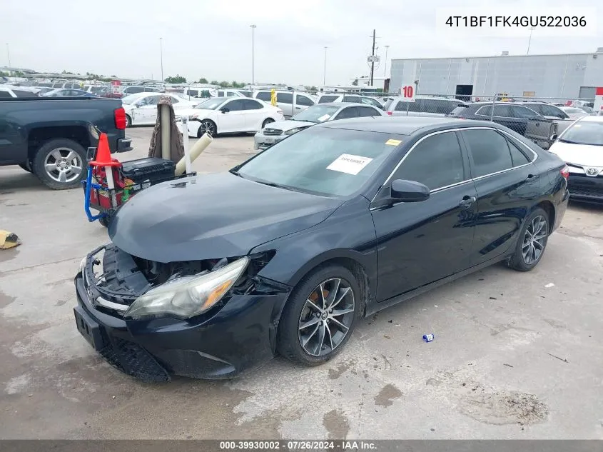 4T1BF1FK4GU522036 2016 Toyota Camry Xse