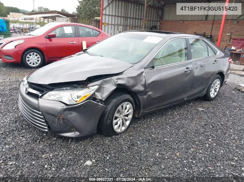 4T1BF1FK3GU515420 2016 Toyota Camry Le