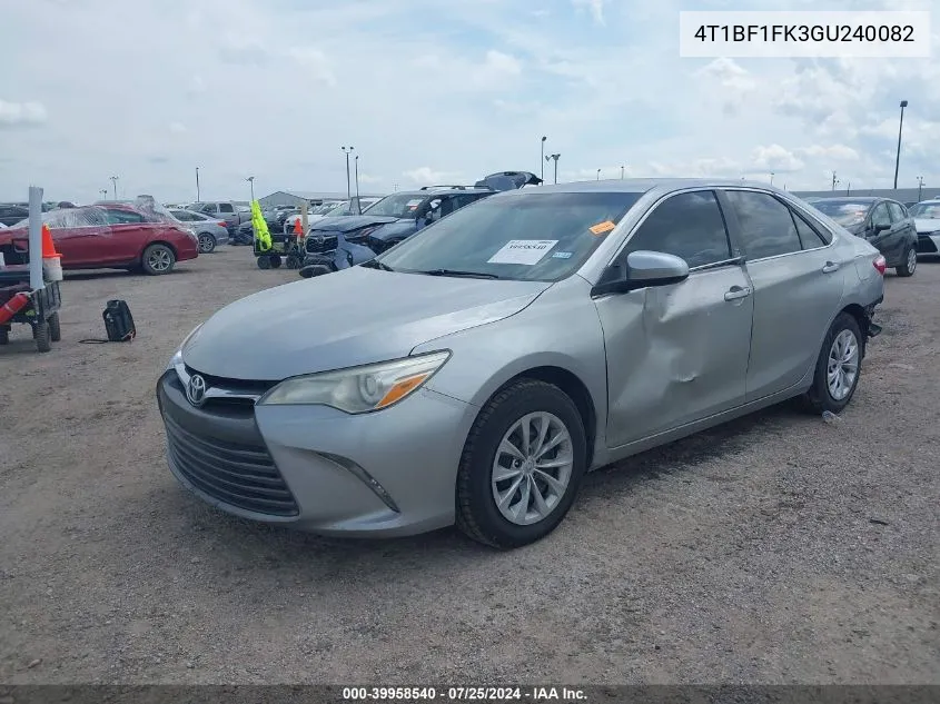 4T1BF1FK3GU240082 2016 Toyota Camry Le