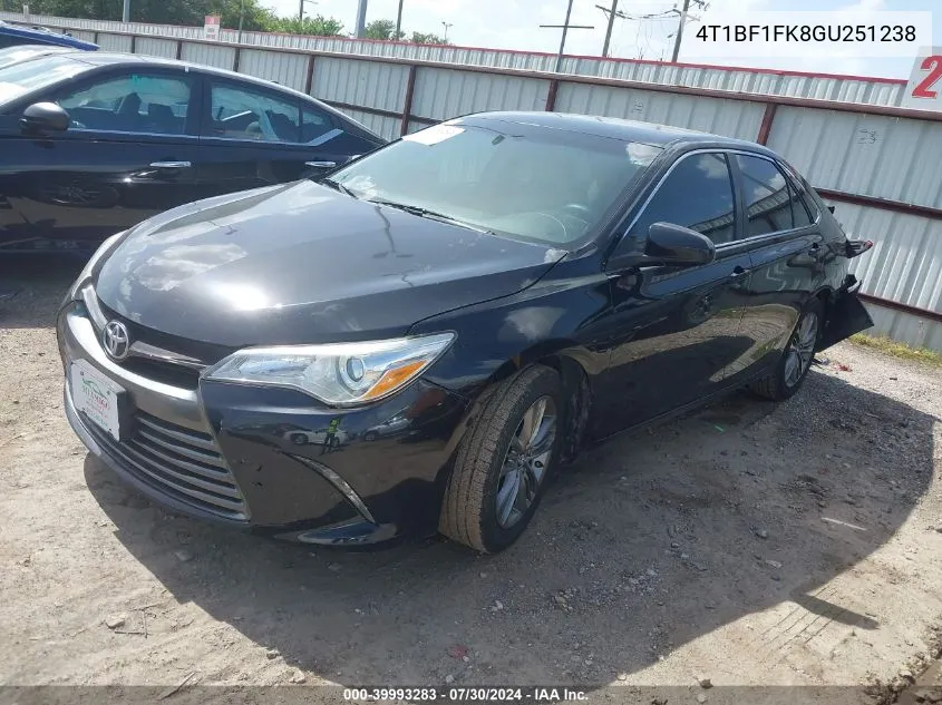 4T1BF1FK8GU251238 2016 Toyota Camry Se