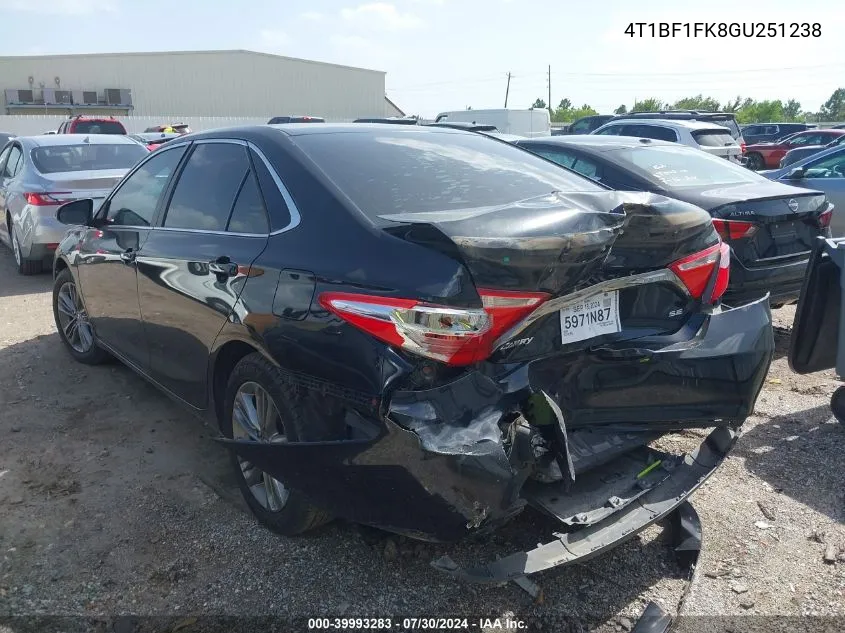 4T1BF1FK8GU251238 2016 Toyota Camry Se