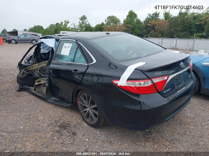 4T1BF1FK7GU214603 2016 Toyota Camry Xse