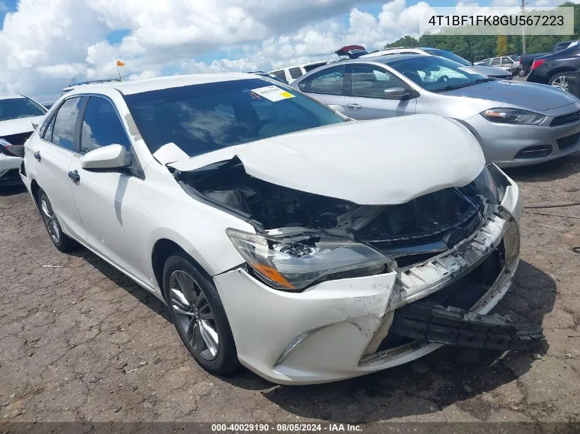 4T1BF1FK8GU567223 2016 Toyota Camry Se