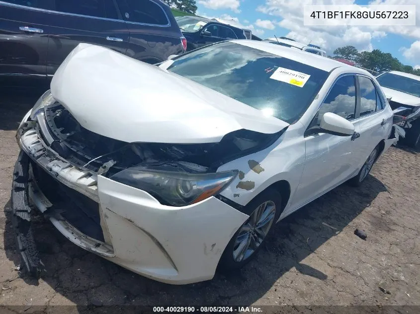 4T1BF1FK8GU567223 2016 Toyota Camry Se