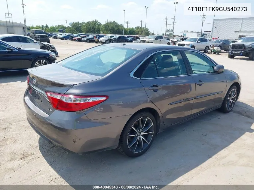 4T1BF1FK9GU540273 2016 Toyota Camry Xse