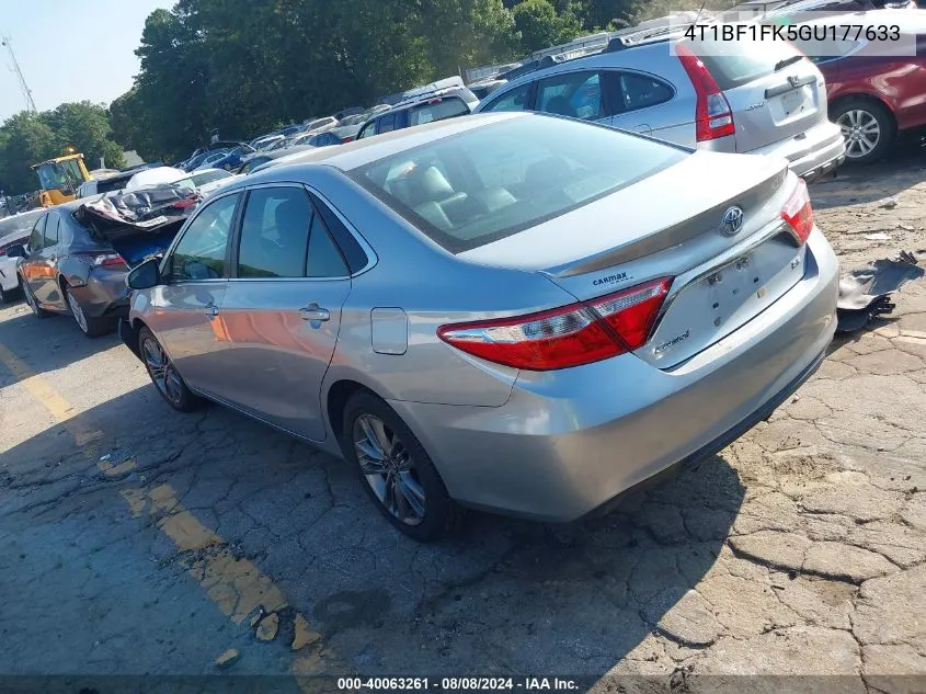 4T1BF1FK5GU177633 2016 Toyota Camry Se