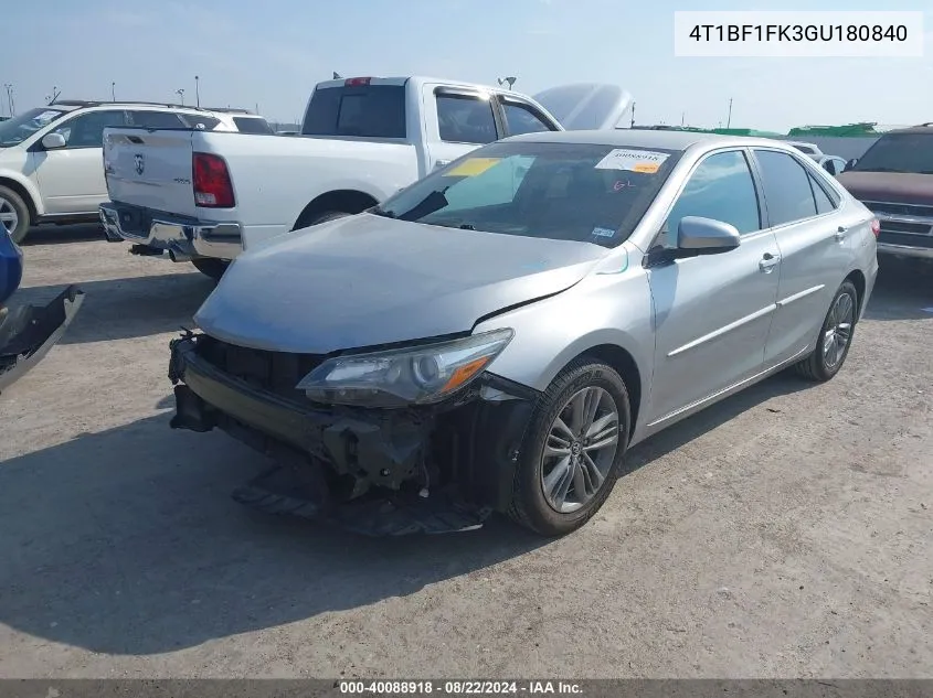 4T1BF1FK3GU180840 2016 Toyota Camry Se