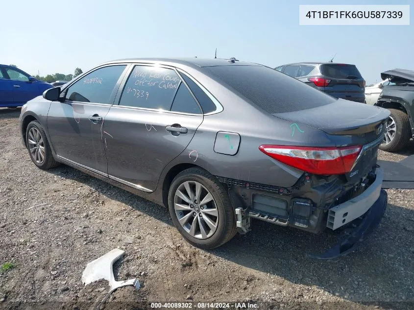 4T1BF1FK6GU587339 2016 Toyota Camry Xle