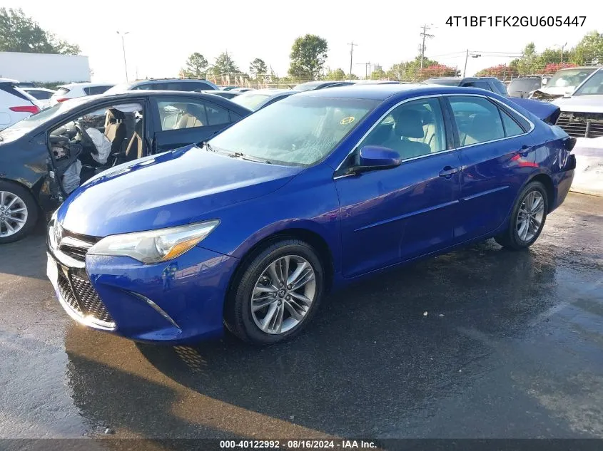 4T1BF1FK2GU605447 2016 Toyota Camry Se