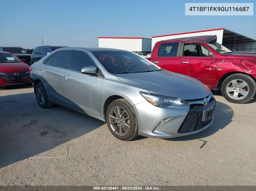 4T1BF1FK9GU116687 2016 Toyota Camry Se