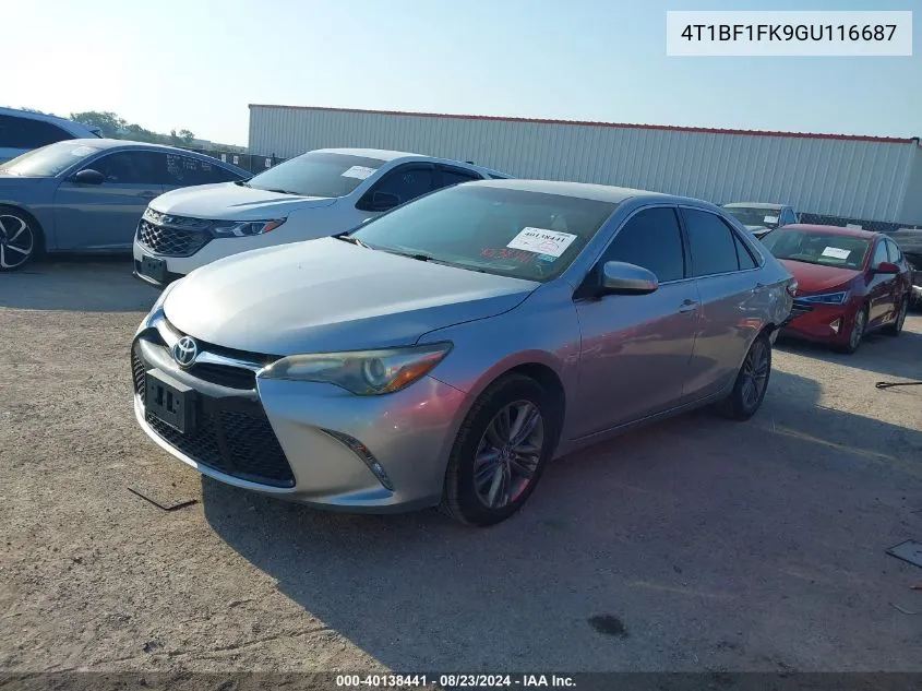 4T1BF1FK9GU116687 2016 Toyota Camry Se