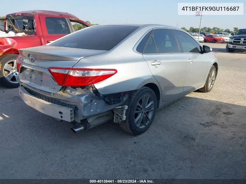 4T1BF1FK9GU116687 2016 Toyota Camry Se