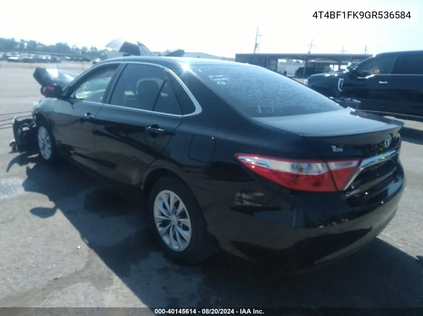 4T4BF1FK9GR536584 2016 Toyota Camry Le/Xle/Se/Xse