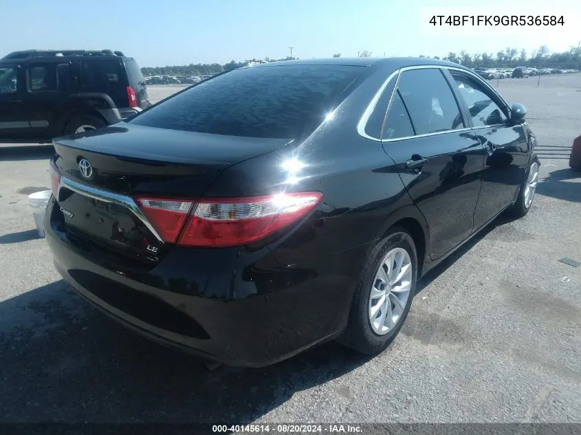 4T4BF1FK9GR536584 2016 Toyota Camry Le/Xle/Se/Xse