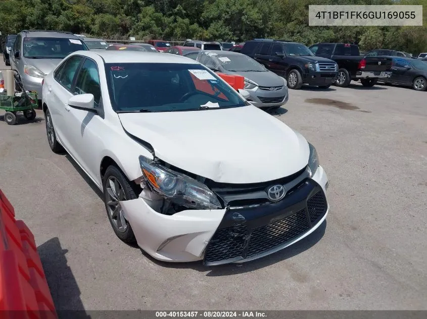 2016 Toyota Camry Se VIN: 4T1BF1FK6GU169055 Lot: 40153457