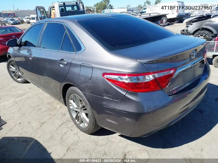 4T1BF1FK3GU237960 2016 Toyota Camry Se