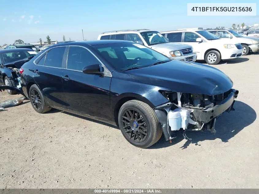 4T1BF1FK5GU215636 2016 Toyota Camry Se