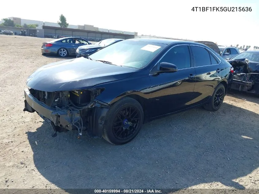 4T1BF1FK5GU215636 2016 Toyota Camry Se