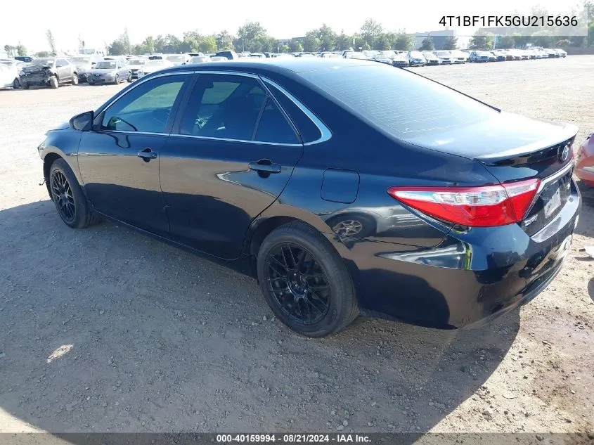 4T1BF1FK5GU215636 2016 Toyota Camry Se