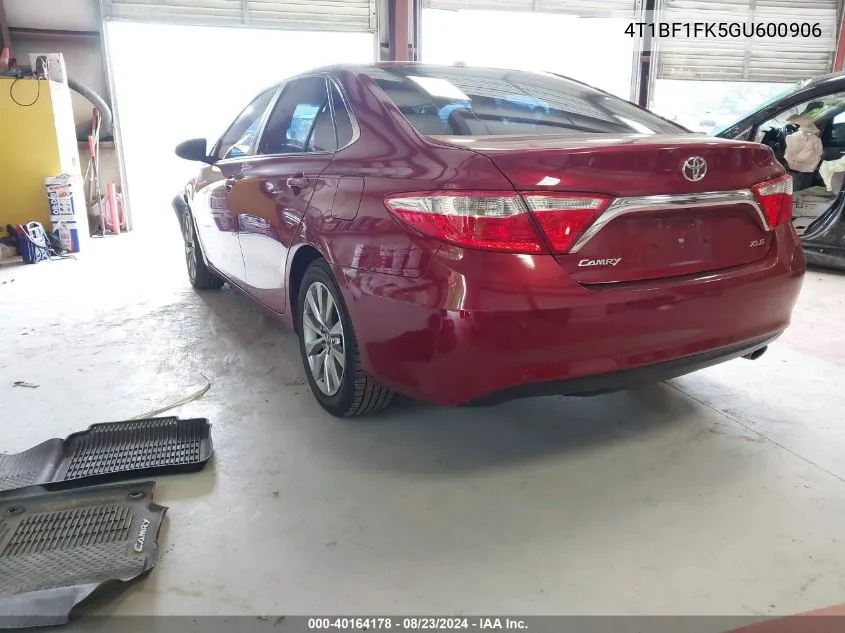 4T1BF1FK5GU600906 2016 Toyota Camry Xle