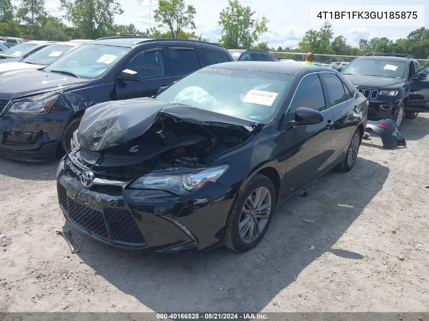 2016 Toyota Camry Le/Xle/Se/Xse VIN: 4T1BF1FK3GU185875 Lot: 40166528