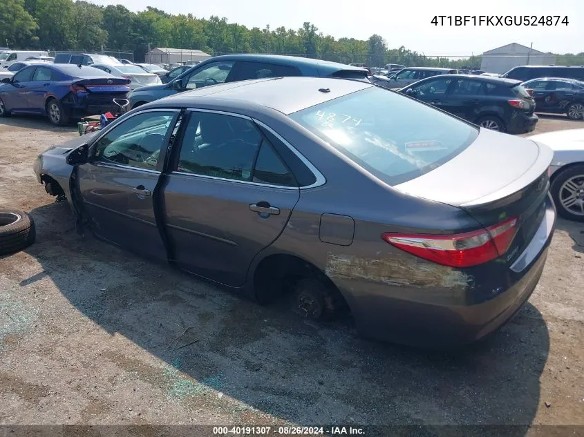 4T1BF1FKXGU524874 2016 Toyota Camry Se