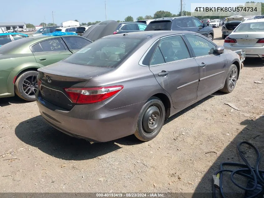 4T1BK1FK8GU574734 2016 Toyota Camry Xse V6