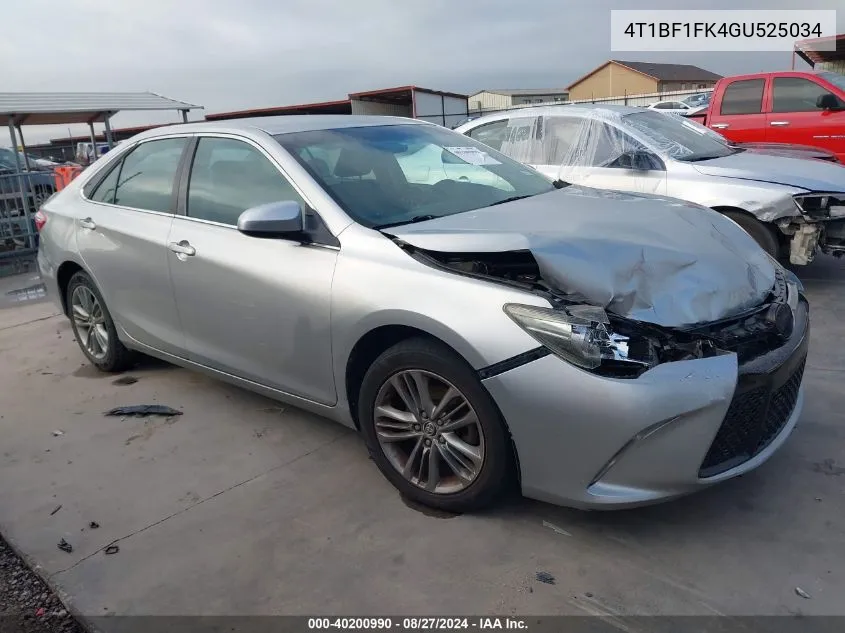 4T1BF1FK4GU525034 2016 Toyota Camry Se