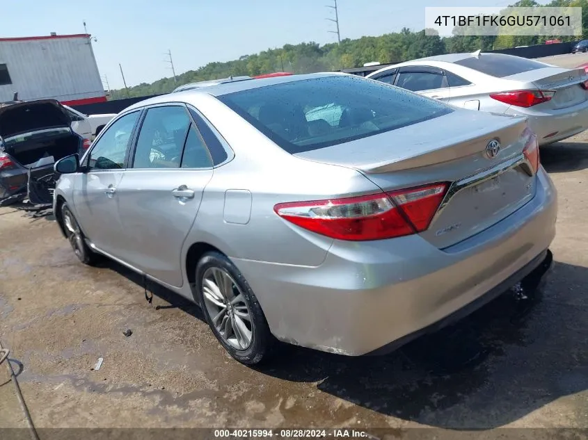 4T1BF1FK6GU571061 2016 Toyota Camry Se