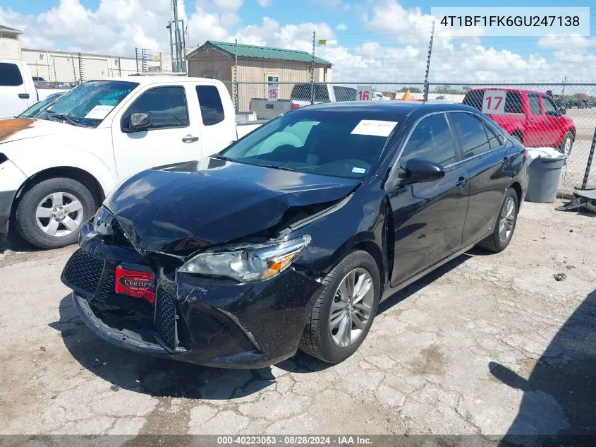 4T1BF1FK6GU247138 2016 Toyota Camry Se