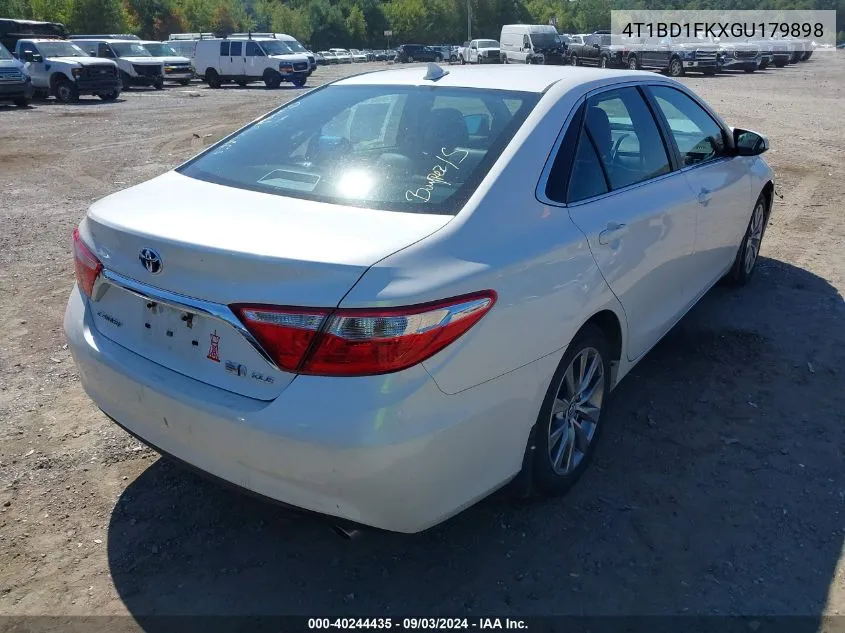 2016 Toyota Camry Hybrid Xle VIN: 4T1BD1FKXGU179898 Lot: 40244435