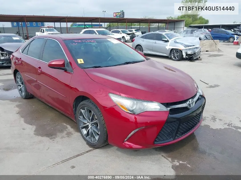 4T1BF1FK4GU514440 2016 Toyota Camry Le/Xle/Se/Xse