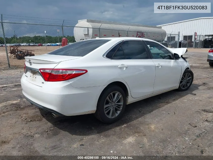 4T1BF1FK3GU520083 2016 Toyota Camry Le/Xle/Se/Xse