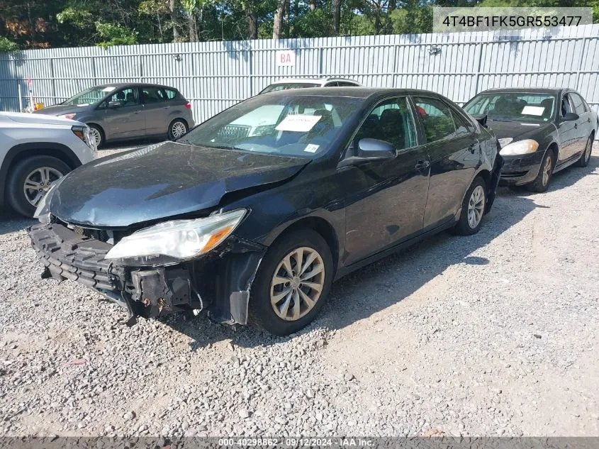 4T4BF1FK5GR553477 2016 Toyota Camry Le