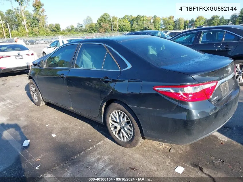 2016 Toyota Camry Le/Xle/Se/Xse VIN: 4T1BF1FKXGU582144 Lot: 40300154