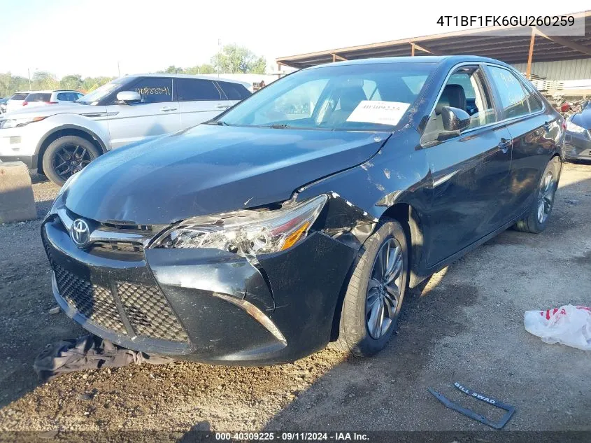 4T1BF1FK6GU260259 2016 Toyota Camry Le/Xle/Se/Xse