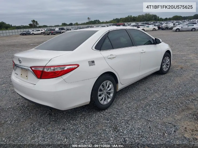 4T1BF1FK2GU575625 2016 Toyota Camry Le