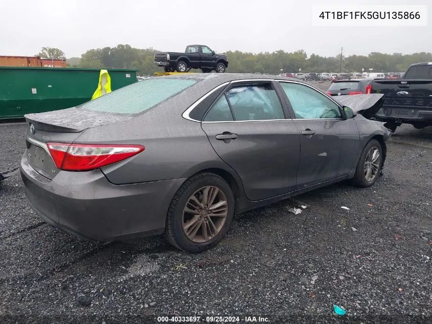 4T1BF1FK5GU135866 2016 Toyota Camry Se