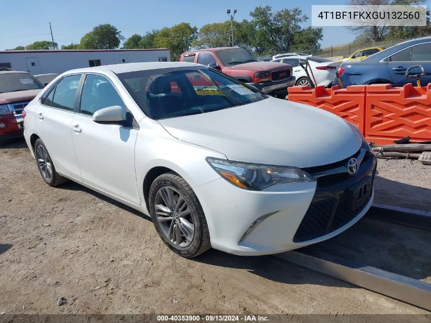 4T1BF1FKXGU132560 2016 Toyota Camry Se