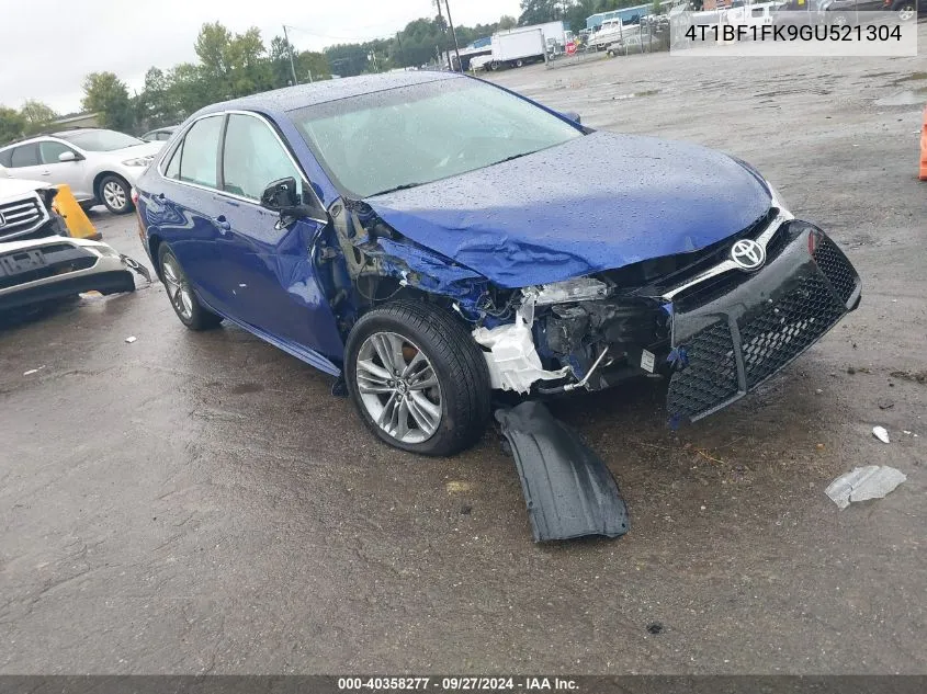 4T1BF1FK9GU521304 2016 Toyota Camry Se