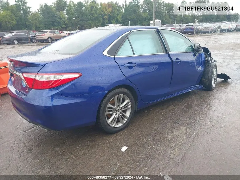 4T1BF1FK9GU521304 2016 Toyota Camry Se