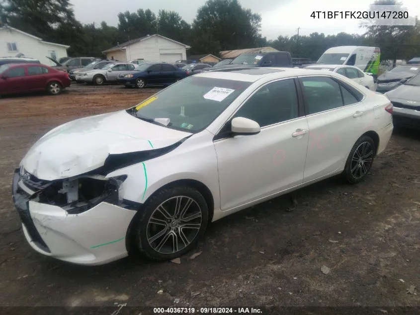 4T1BF1FK2GU147280 2016 Toyota Camry Se