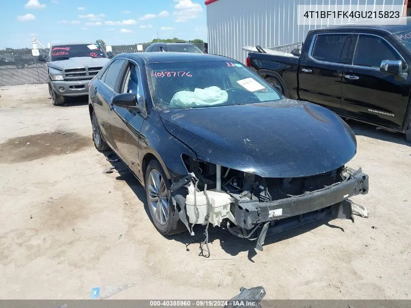 4T1BF1FK4GU215823 2016 Toyota Camry Se