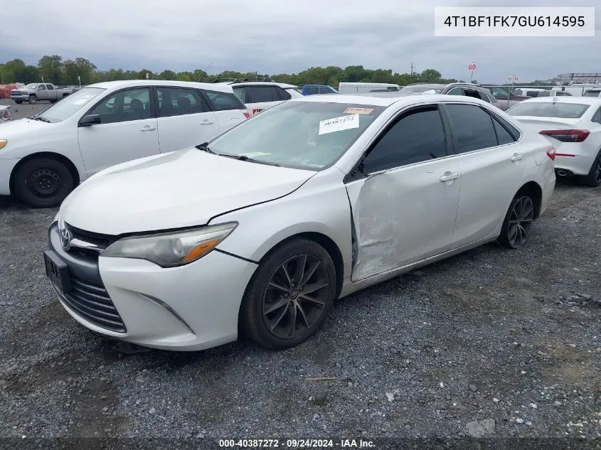 2016 Toyota Camry Le/Xle/Se/Xse VIN: 4T1BF1FK7GU614595 Lot: 40387272