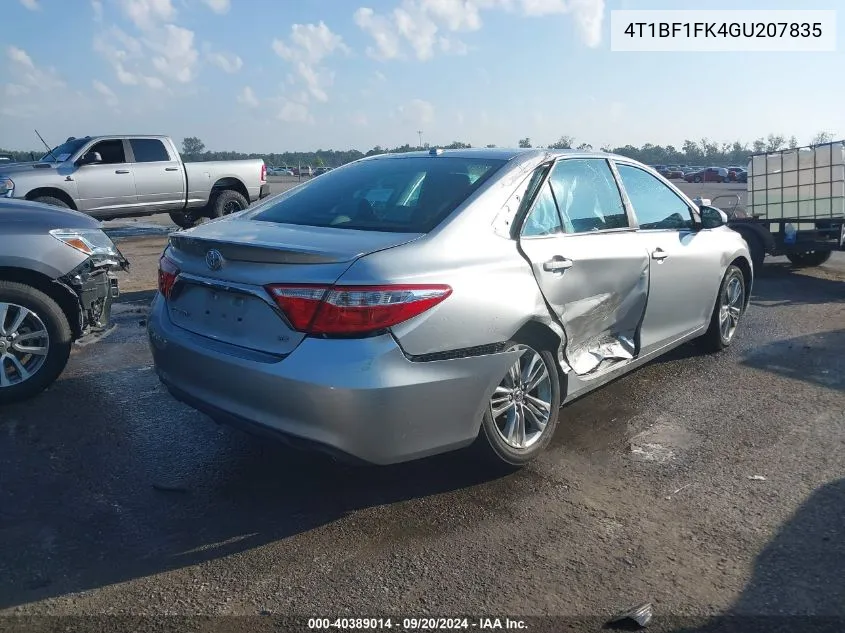 4T1BF1FK4GU207835 2016 Toyota Camry Se