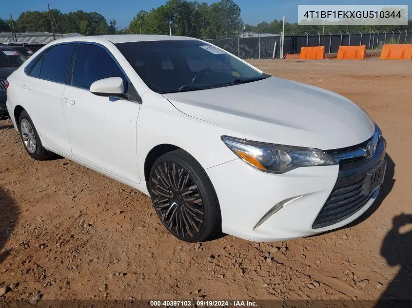 4T1BF1FKXGU510344 2016 Toyota Camry Le