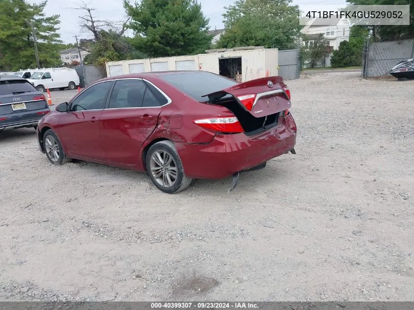 4T1BF1FK4GU529052 2016 Toyota Camry Le/Xle/Se/Xse