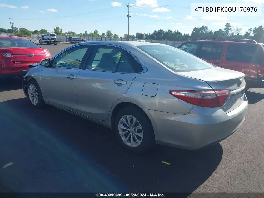 4T1BD1FK0GU176976 2016 Toyota Camry Hybrid Le